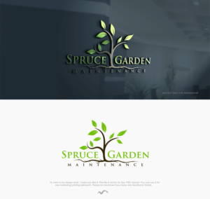 Spruce Garden Maintenance | Logo Design by Mono.co