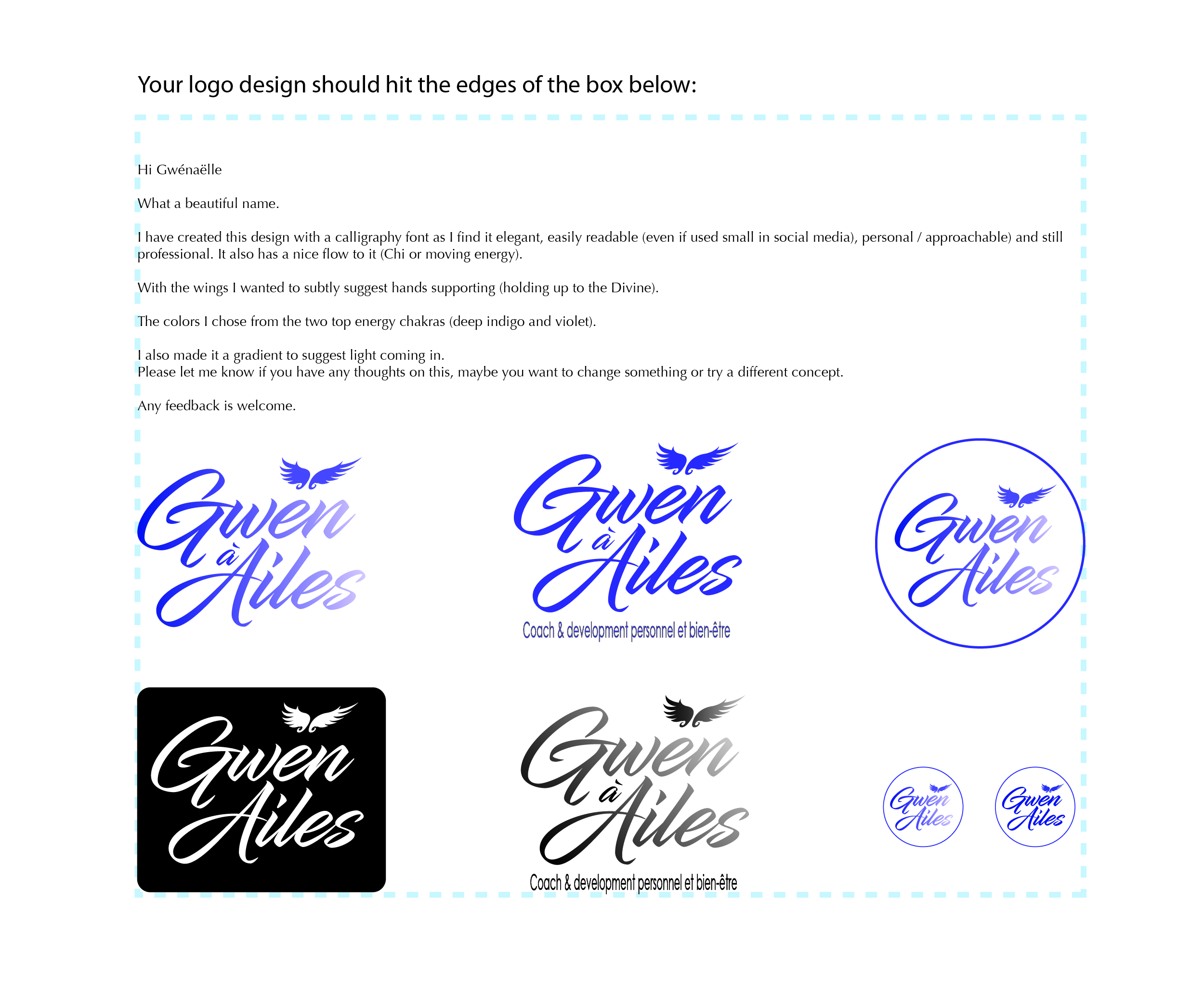 Logo Design by DaleenSmit for GWEN A AILES | Design #24896566