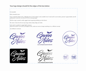 Logo-Design von DaleenSmit für GWEN A AILES | Design: #24896566
