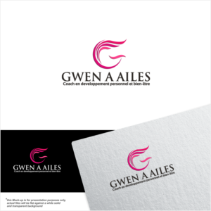 Gwen à Ailes - Coach en développement personnel et bien-être | Design de Logo par Arham Hidayat