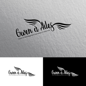 Gwen à Ailes - Coach en développement personnel et bien-être | Design de Logo par Rii