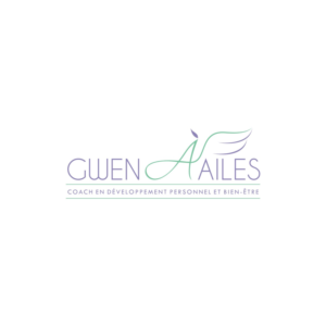 Gwen à Ailes - Coach en développement personnel et bien-être | Design de Logo par Ashani Bhattacharya