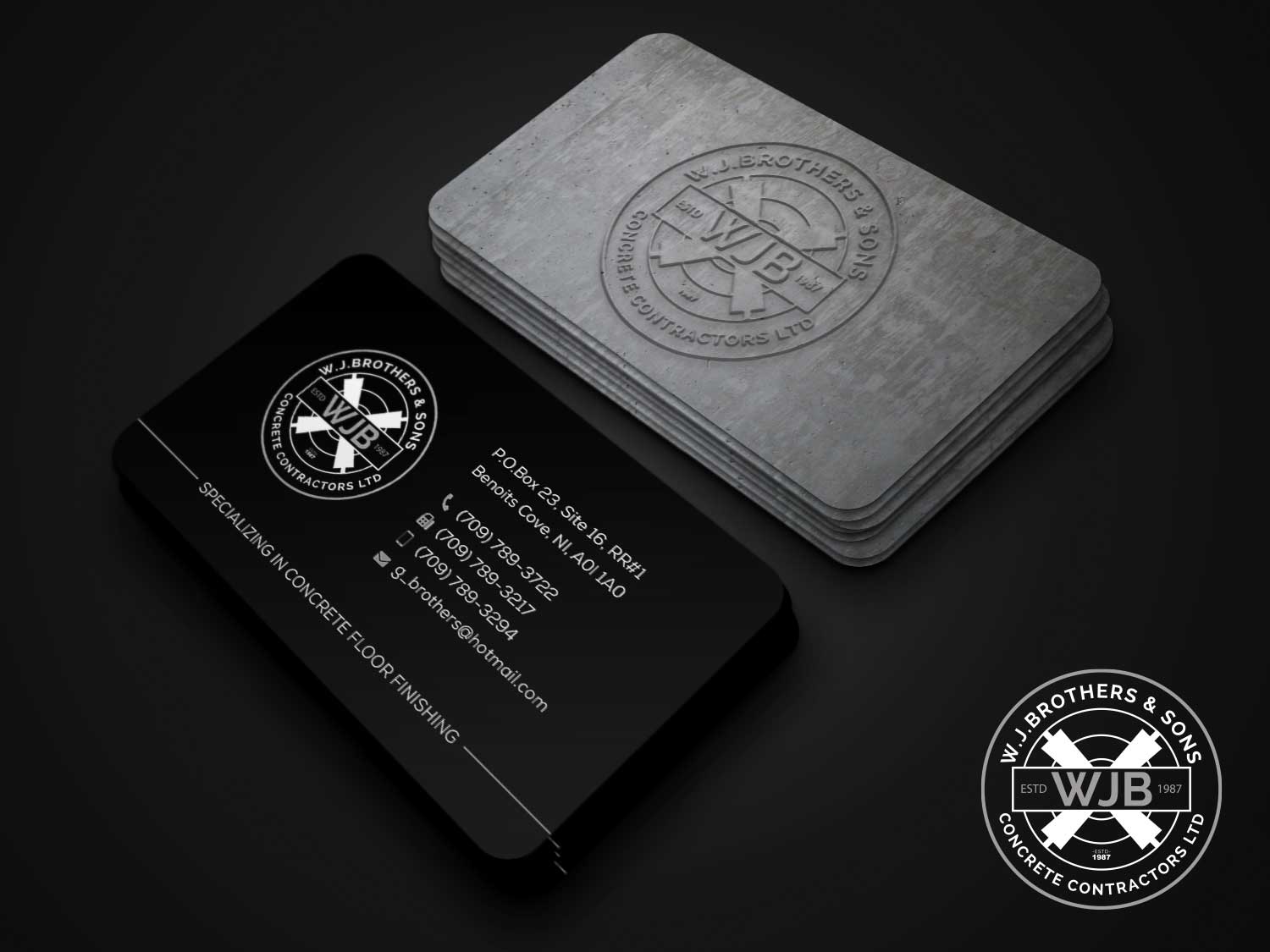 Business Card Design by Riz' for W J Brothers and Sons Ltd | Design #24909486