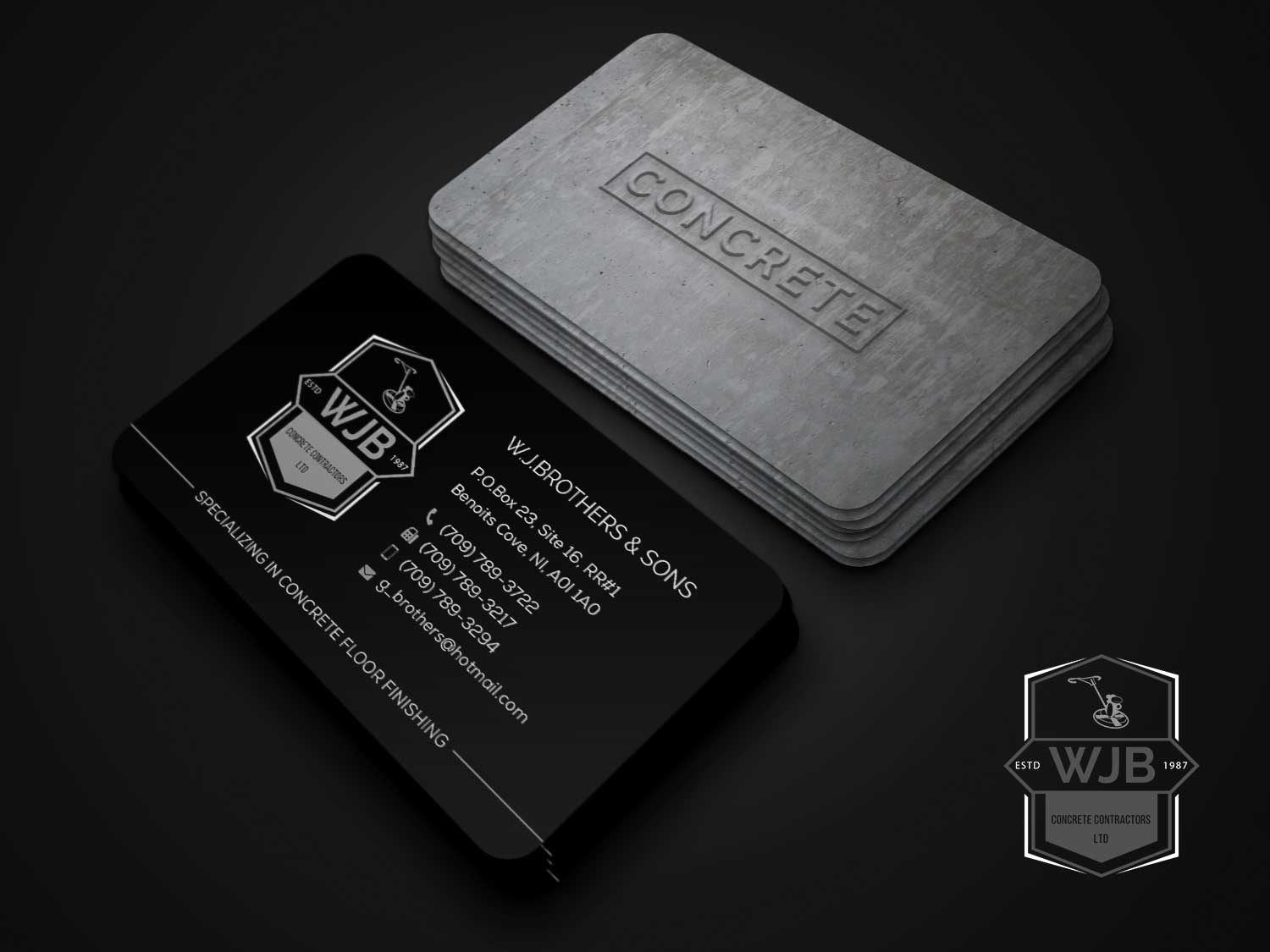 Business Card Design by Riz' for W J Brothers and Sons Ltd | Design #24924204