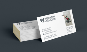 Business Card Design by premnice for W J Brothers and Sons Ltd | Design: #24894712