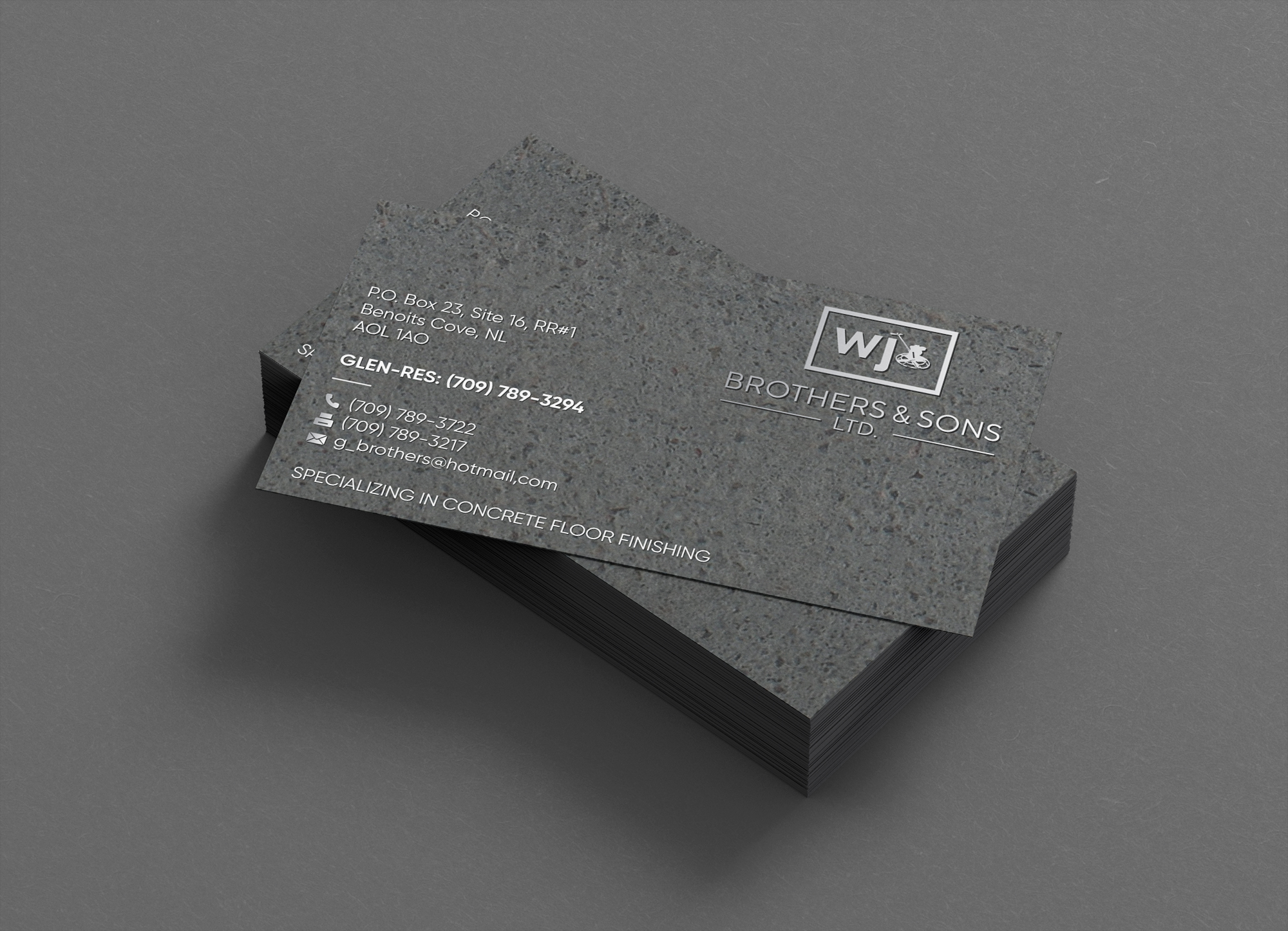 Business Card Design by Verified artistry (Design garden) for W J Brothers and Sons Ltd | Design #24886824