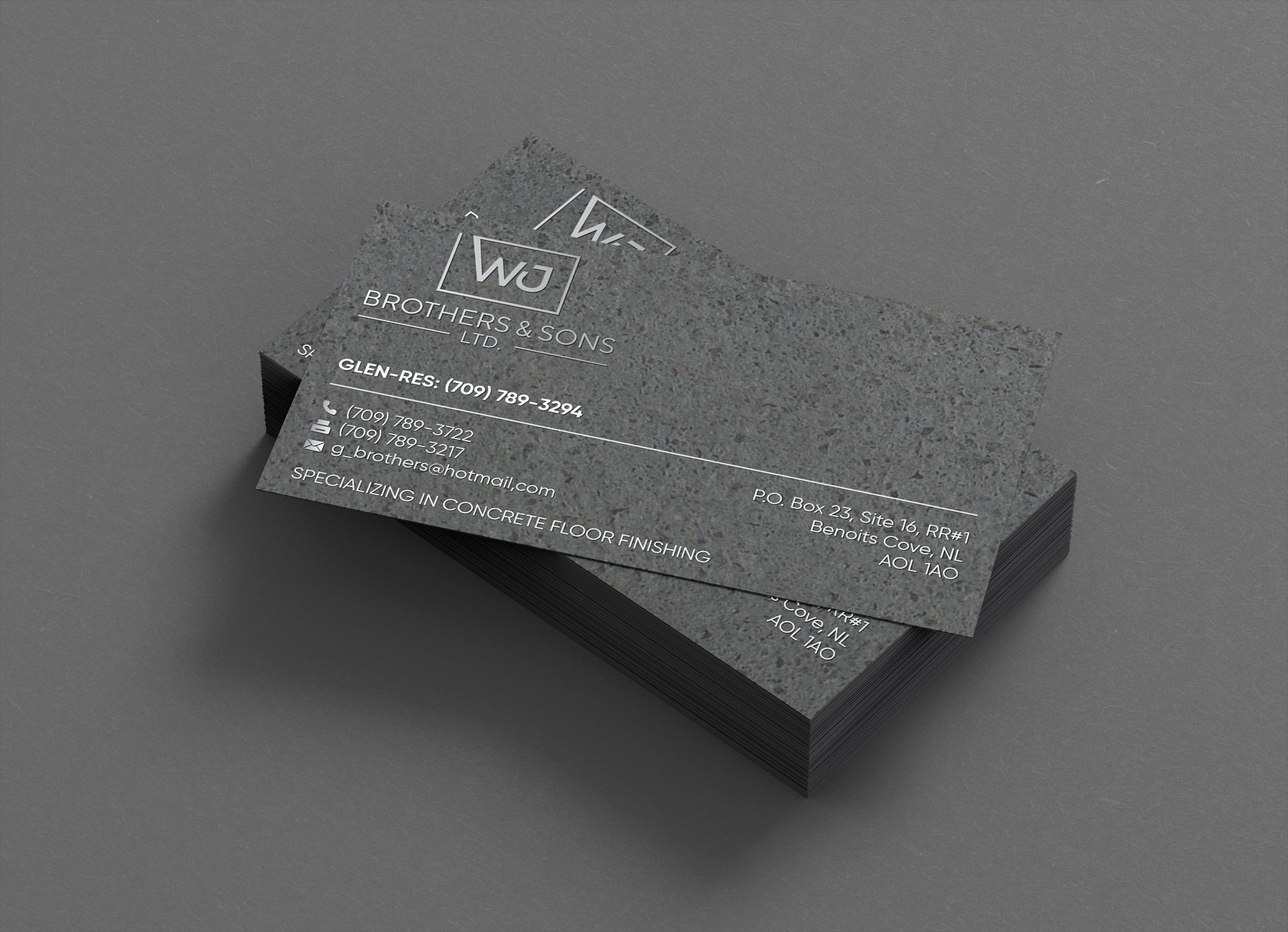 Business Card Design by Verified artistry (Design garden) for W J Brothers and Sons Ltd | Design #24886828