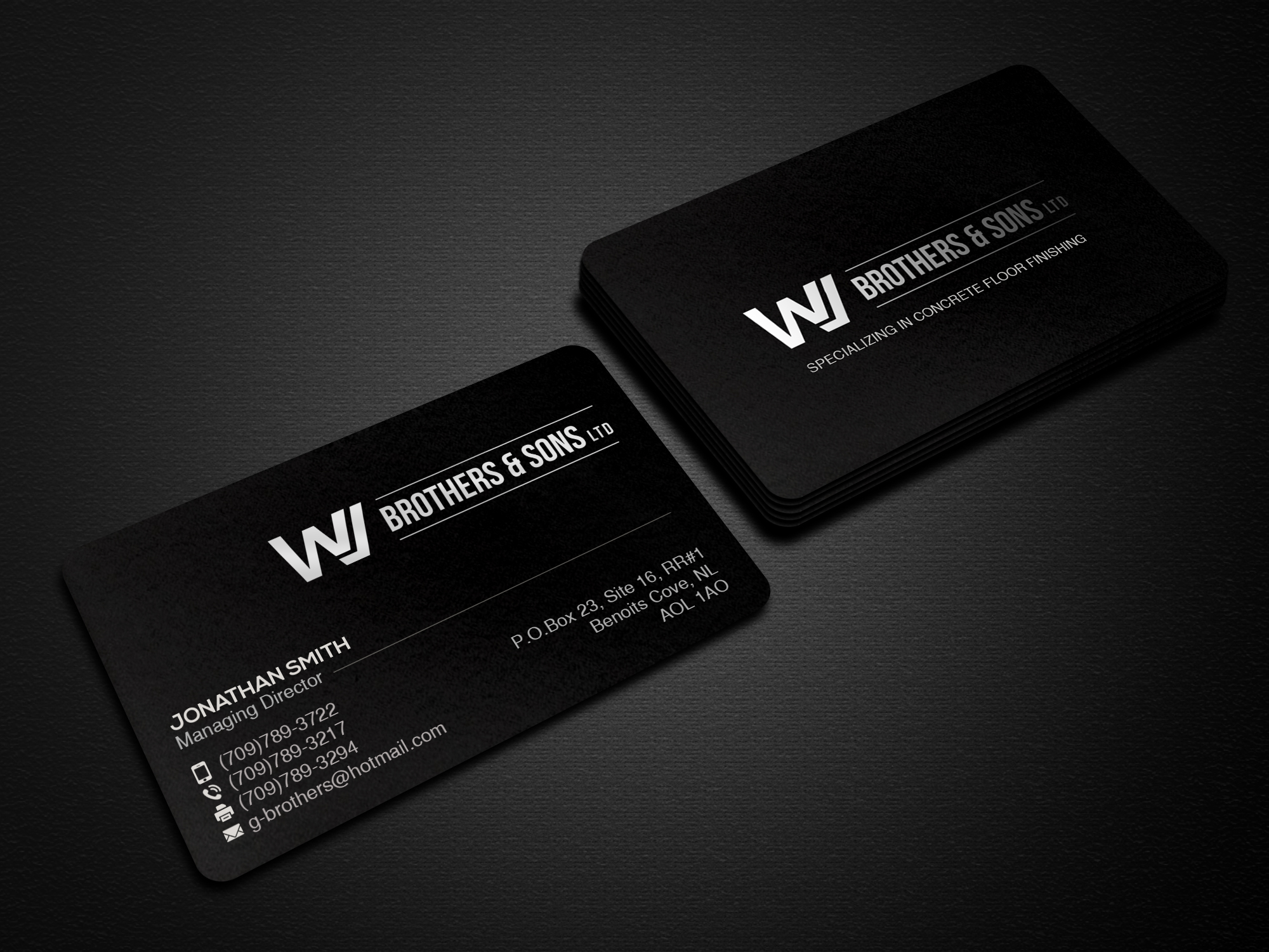 Business Card Design by Creations Box 2015 for W J Brothers and Sons Ltd | Design #24908148