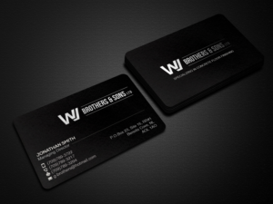 Business Card Design by Creations Box 2015 for W J Brothers and Sons Ltd | Design: #24908148