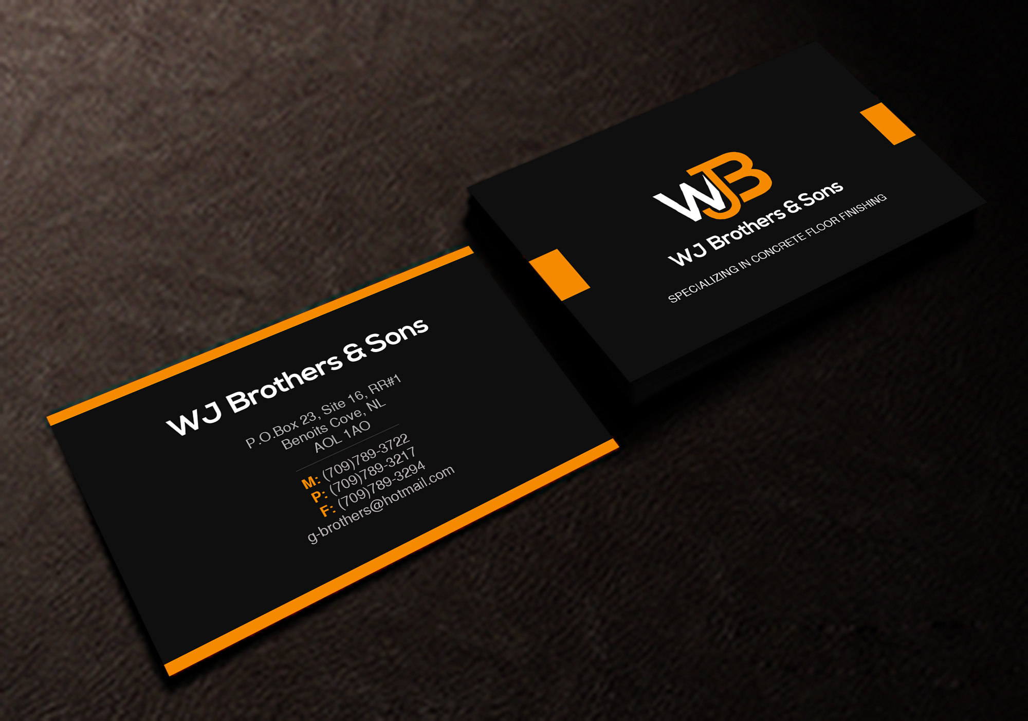 Business Card Design by Creations Box 2015 for W J Brothers and Sons Ltd | Design #24908153