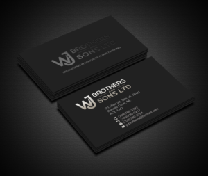 Business Card Design by Creations Box 2015 for W J Brothers and Sons Ltd | Design: #24908155