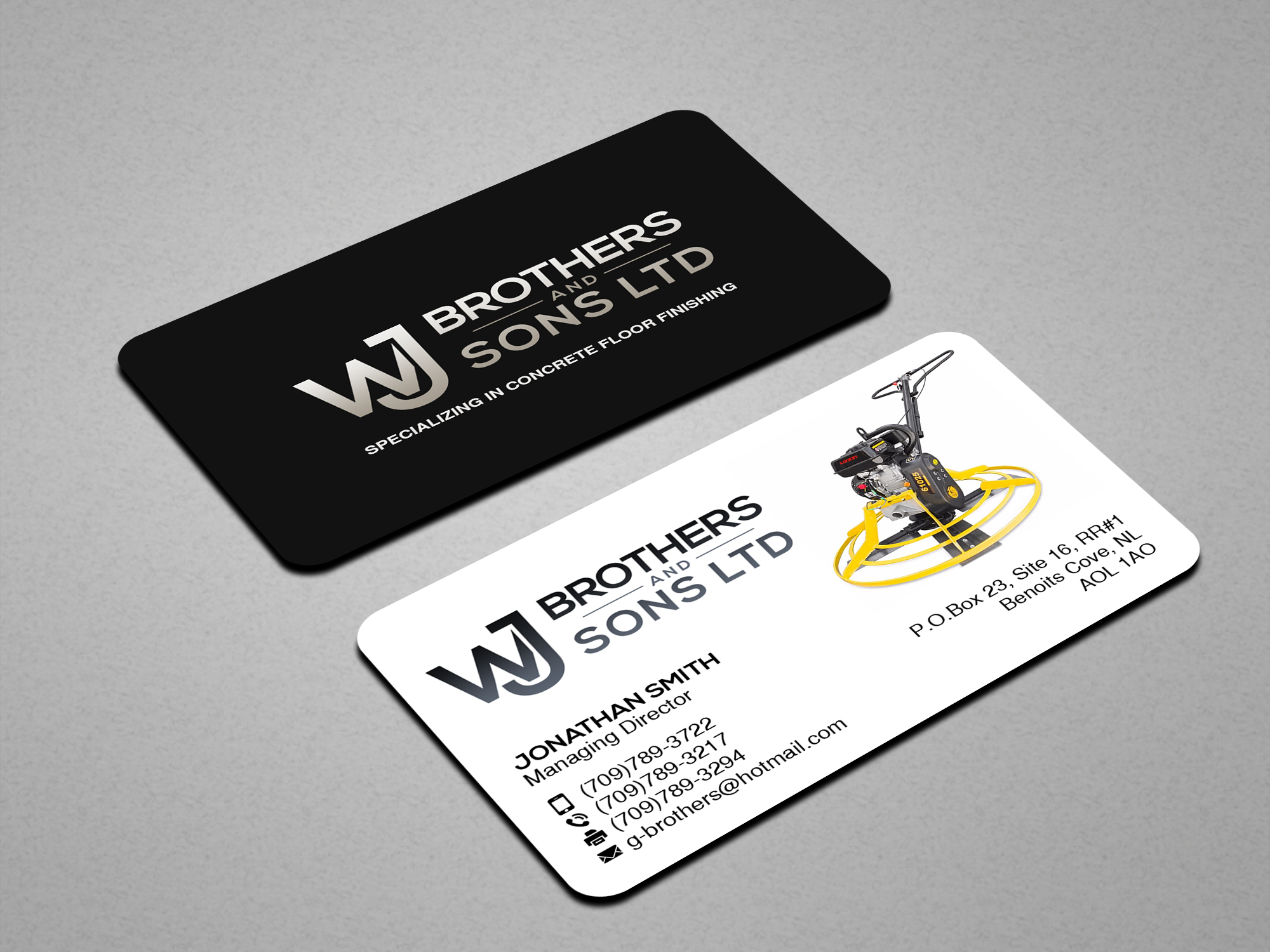 Business Card Design by Creations Box 2015 for W J Brothers and Sons Ltd | Design #24908207