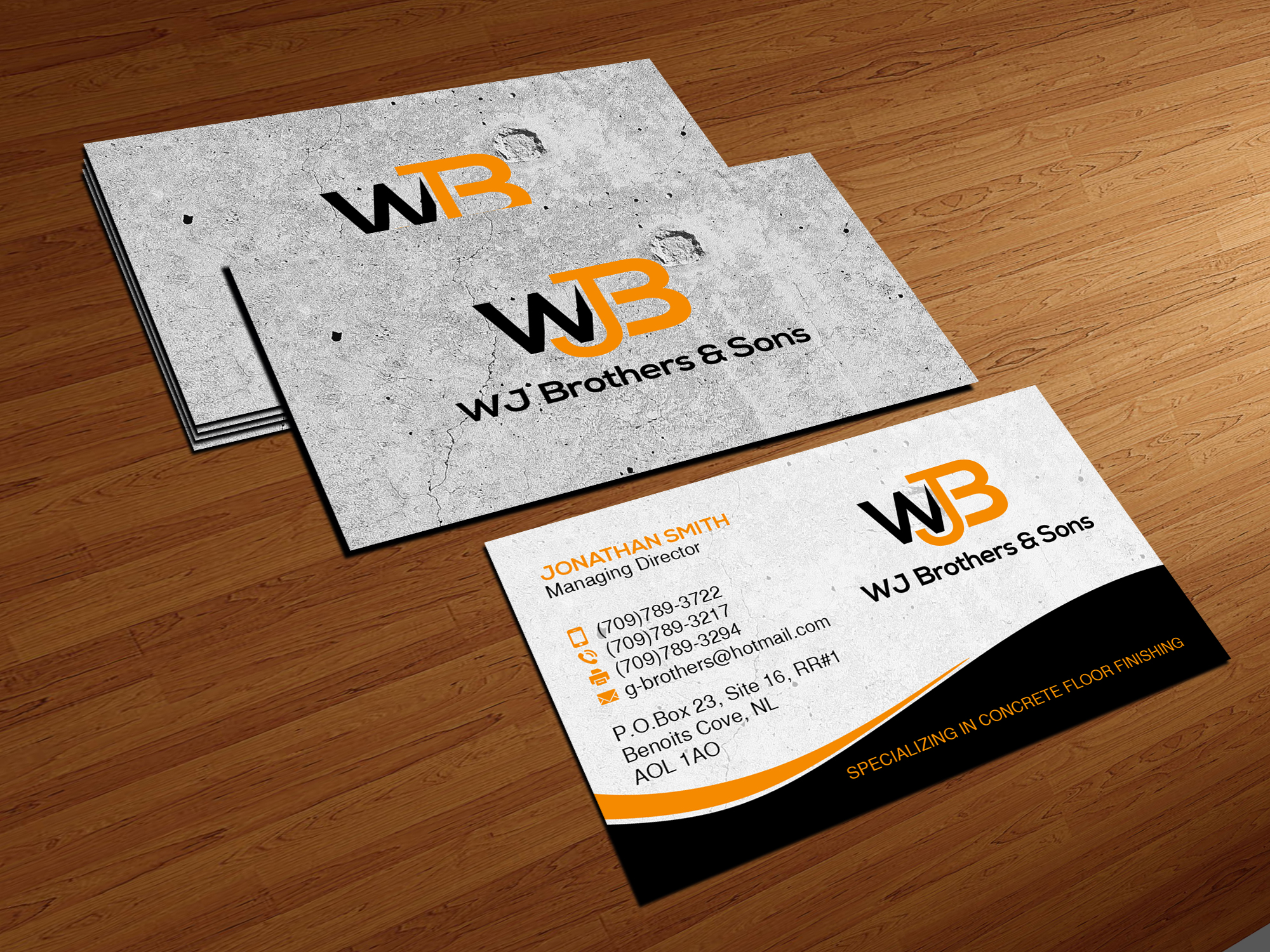 Business Card Design by Creations Box 2015 for W J Brothers and Sons Ltd | Design #24908210