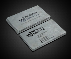 Business Card Design by Creations Box 2015 for W J Brothers and Sons Ltd | Design: #24908211