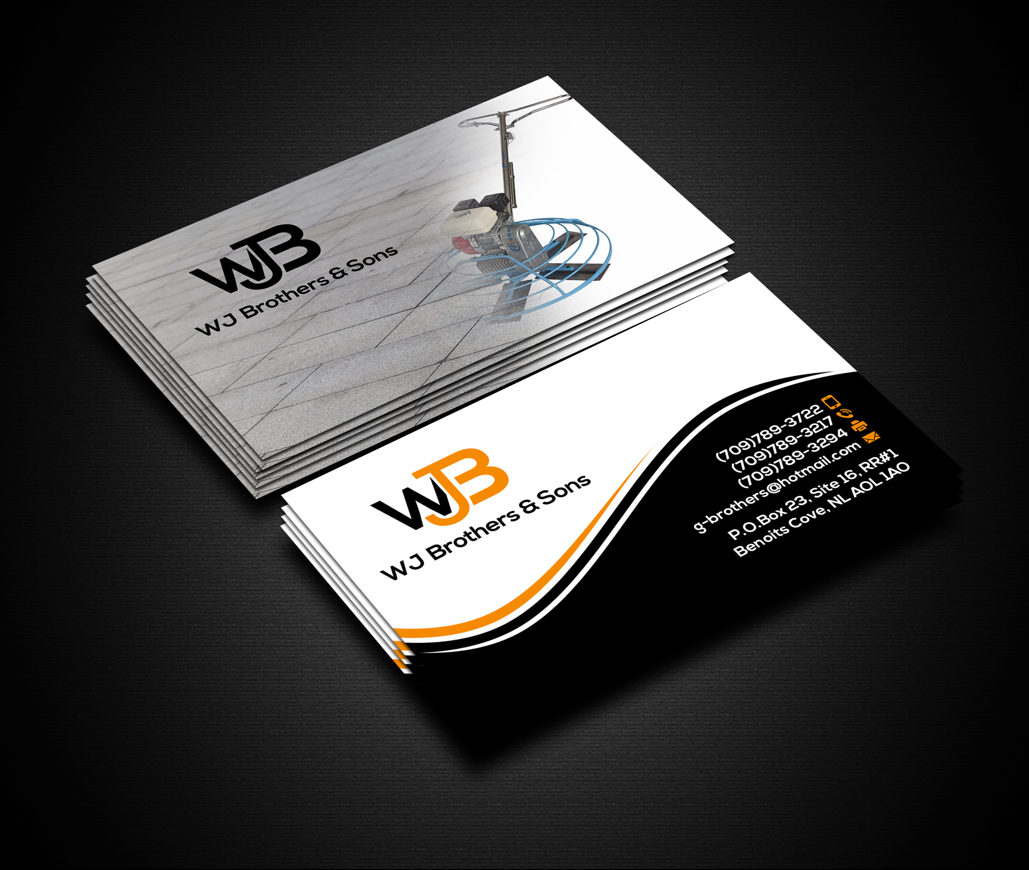 Business Card Design by Creations Box 2015 for W J Brothers and Sons Ltd | Design #24916574