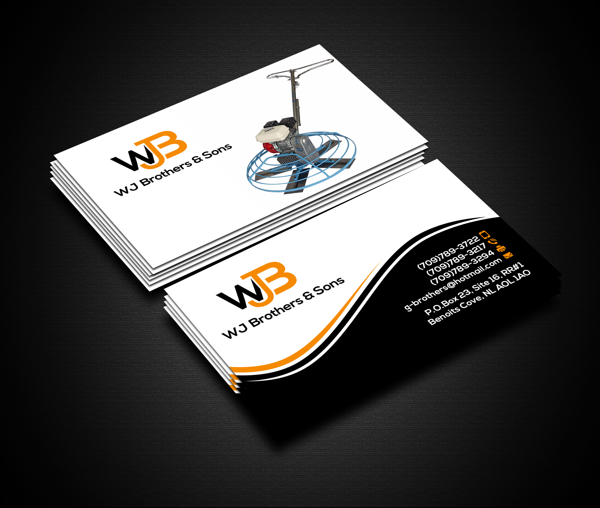 Design de Carte de Visite par Creations Box 2015 pour W J Brothers and Sons Ltd | Design #24916576