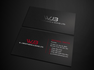 Business Card Design by Tripti Ranjan Gain for W J Brothers and Sons Ltd | Design: #24939342