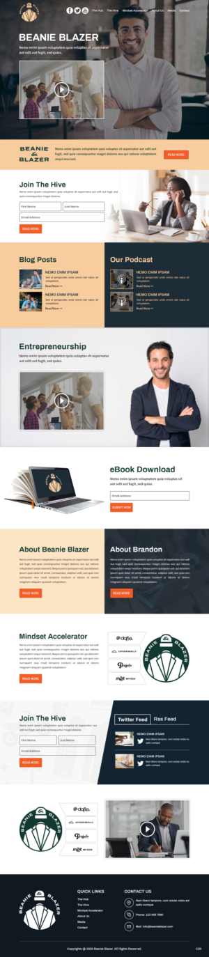 Web Design by pb for this project | Design: #24898788