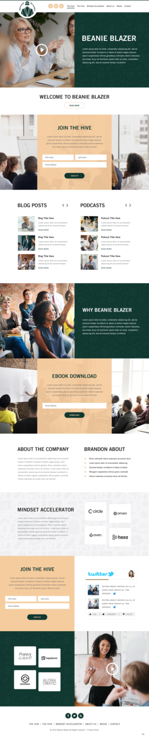 Web Design by pb for this project | Design: #24898789
