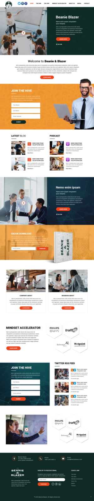 Web Design by pb for this project | Design: #24898791