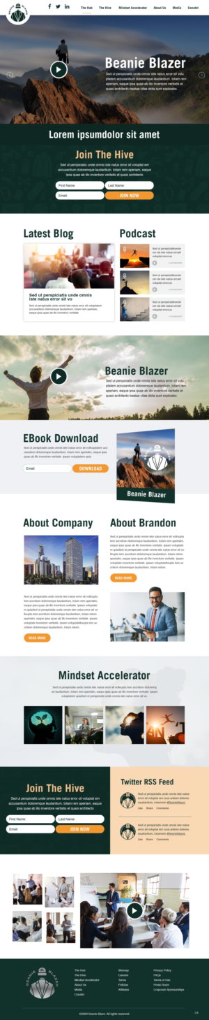 Web Design by pb for this project | Design: #24898792