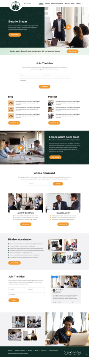 Web Design by pb for this project | Design: #24898800