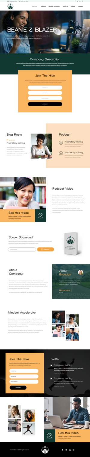 Web Design by ag622988 for this project | Design: #24932964