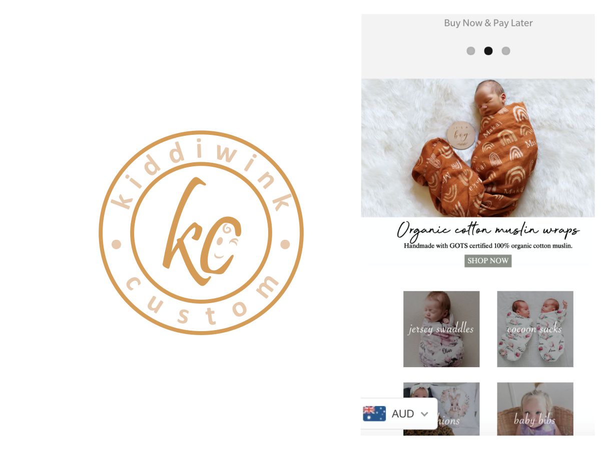 Diseño de Logo por Robby SC para Kiddiwink Custom | Diseño #24901141