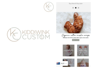 Logo Design by Robby SC for Kiddiwink Custom | Design: #24901144