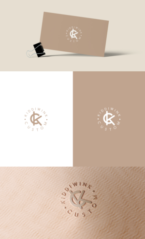 Logo Design by GLDesigns for Kiddiwink Custom | Design: #24900677