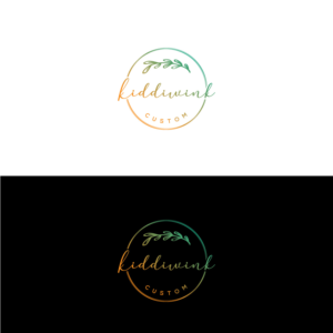 Logo Design by creative.bugs for Kiddiwink Custom | Design: #24902824