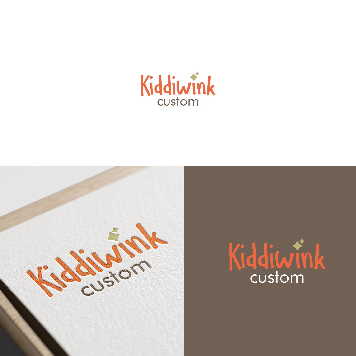 Diseño de Logo por NZ Creatives para Kiddiwink Custom | Diseño #24927307