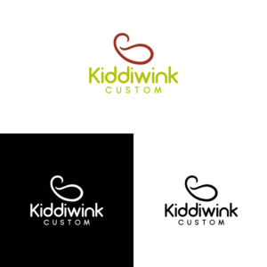 Logo Design by DesignDUO for Kiddiwink Custom | Design: #24917829