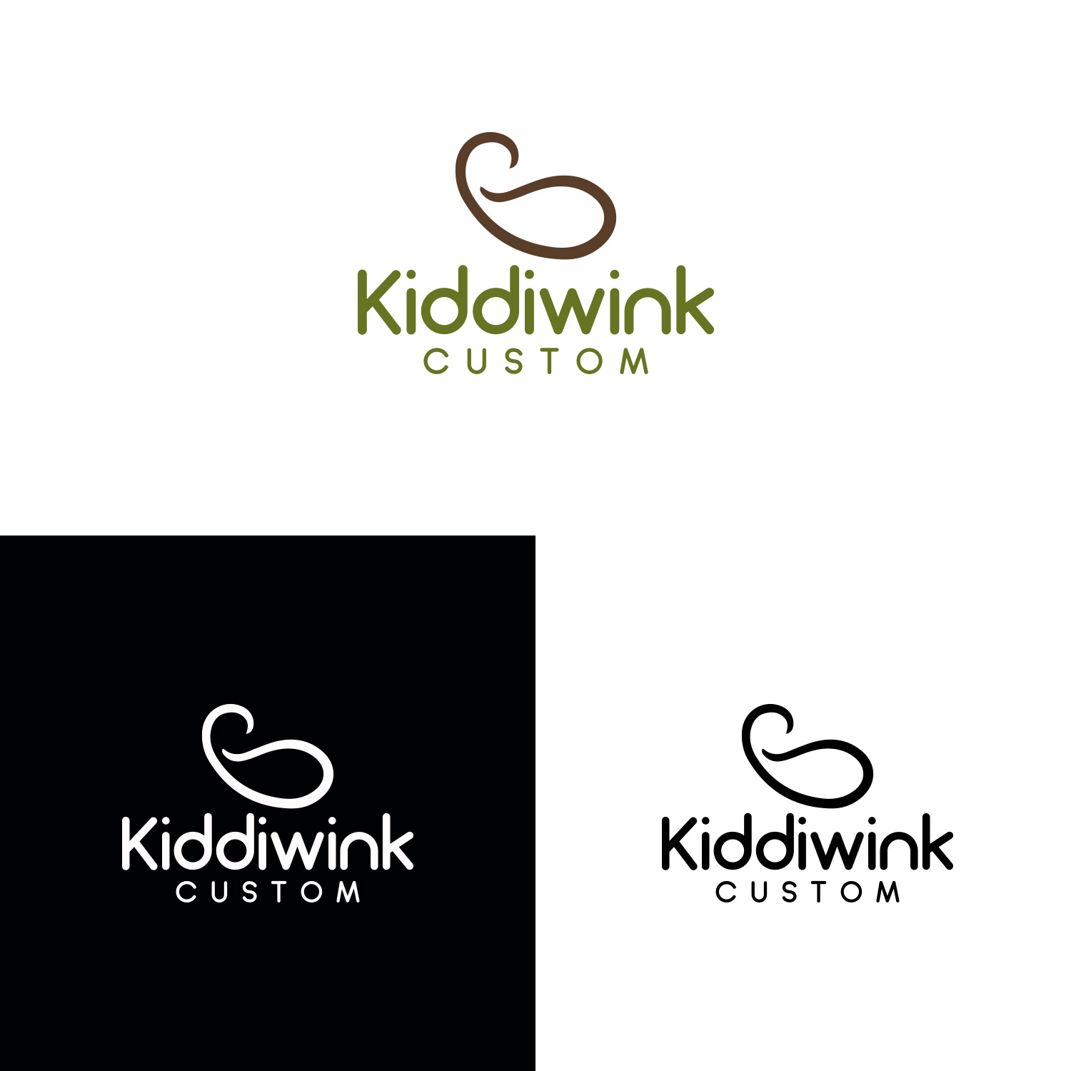 Logo Design by DesignDUO for Kiddiwink Custom | Design #24917832