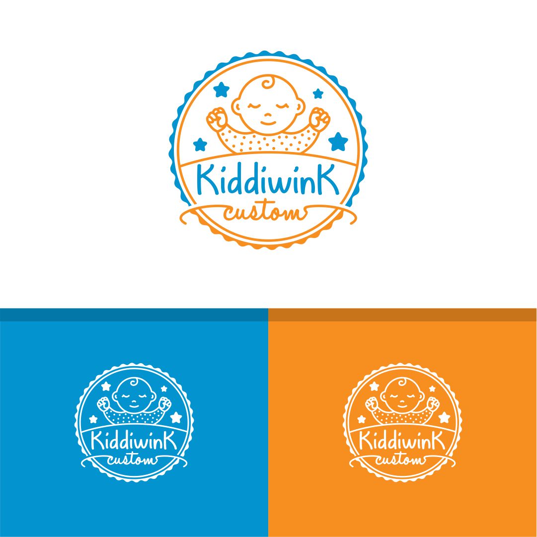Logo Design by DesignLima for Kiddiwink Custom | Design #24902915