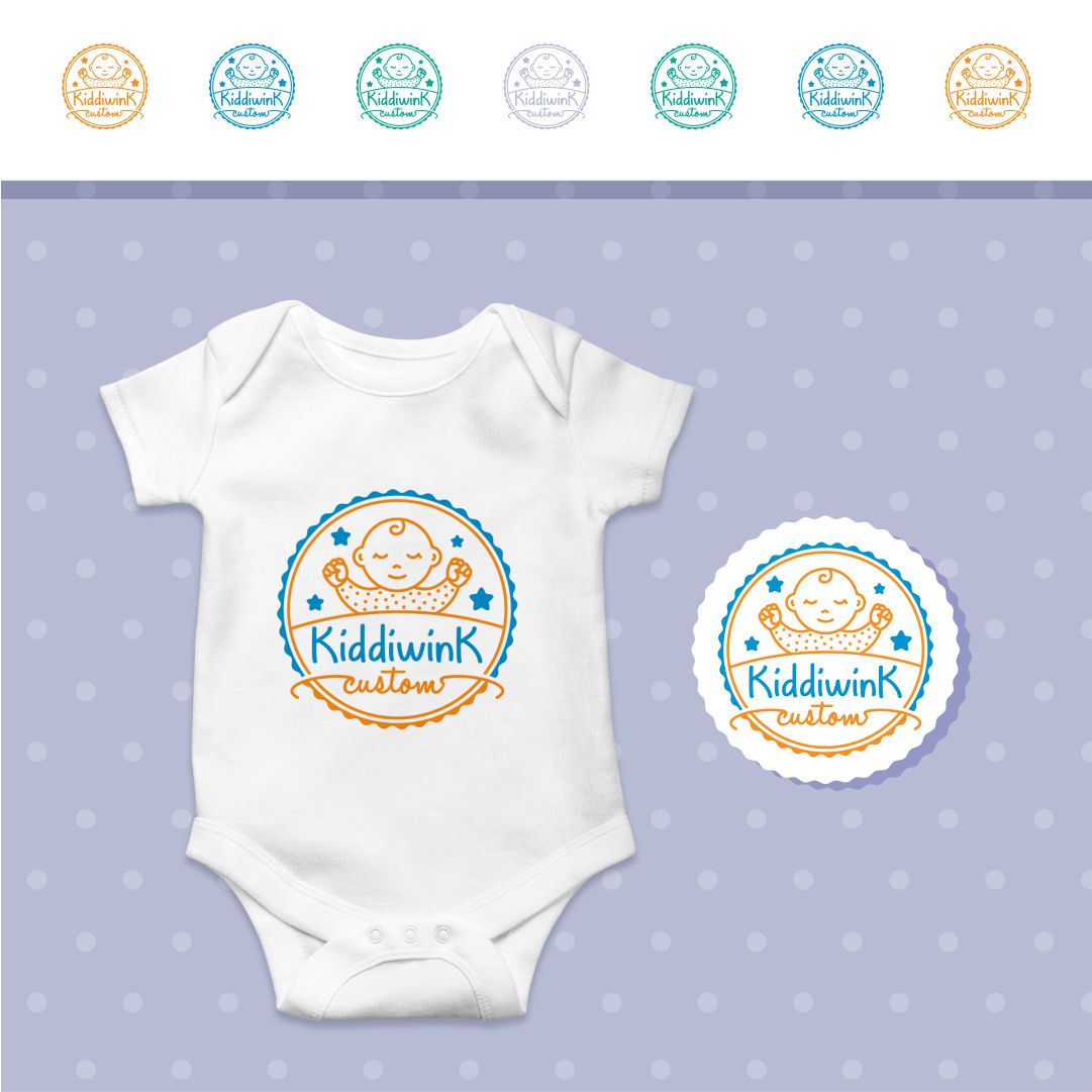 Logo Design by DesignLima for Kiddiwink Custom | Design #24919922