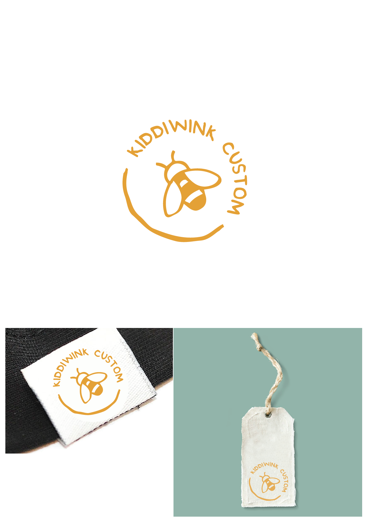 Logo Design by MenaGraphics for Kiddiwink Custom | Design #24901980