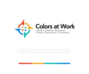 Colors at Work        Inner Compass           Personal Power  |    Coaching & Training | Logo Design by Ng V Duc