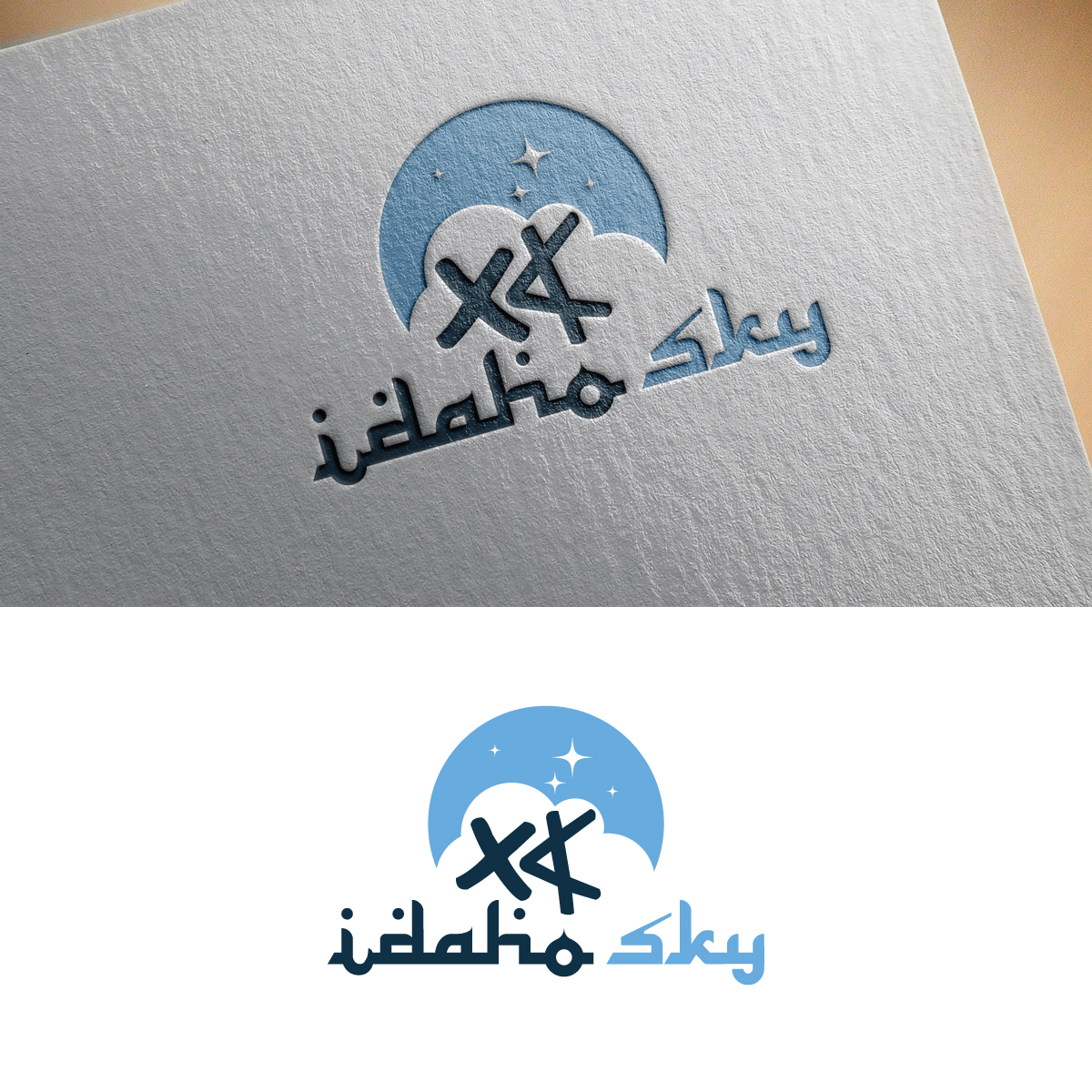 Logo Design by Graphic Bricks for Idaho Sky Services, LLC | Design #24907956