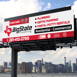 Need a plumbing billboard for our business. | Billboard Design by Designers Hub
