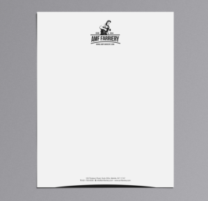 AMF Farriery  | Briefkopf-Design von logodentity