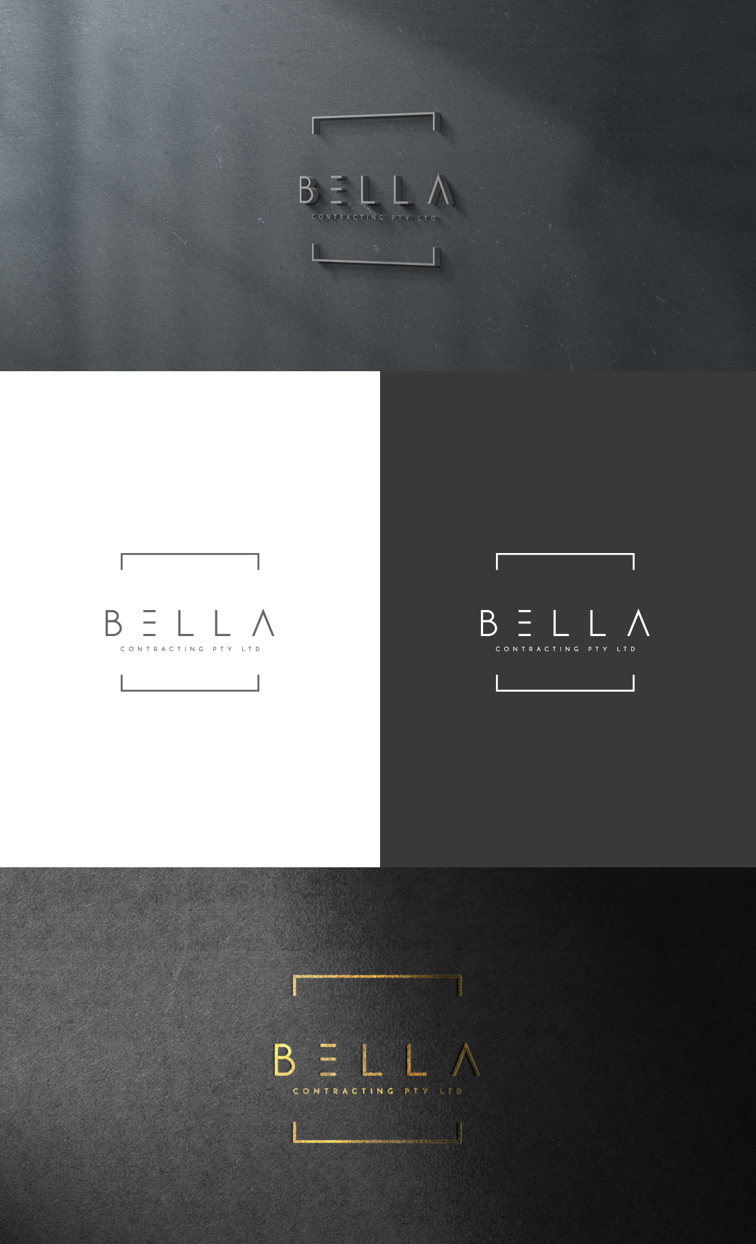 Logo Design by GLDesigns for Bella Contracting Pty Ltd  | Design #24909336