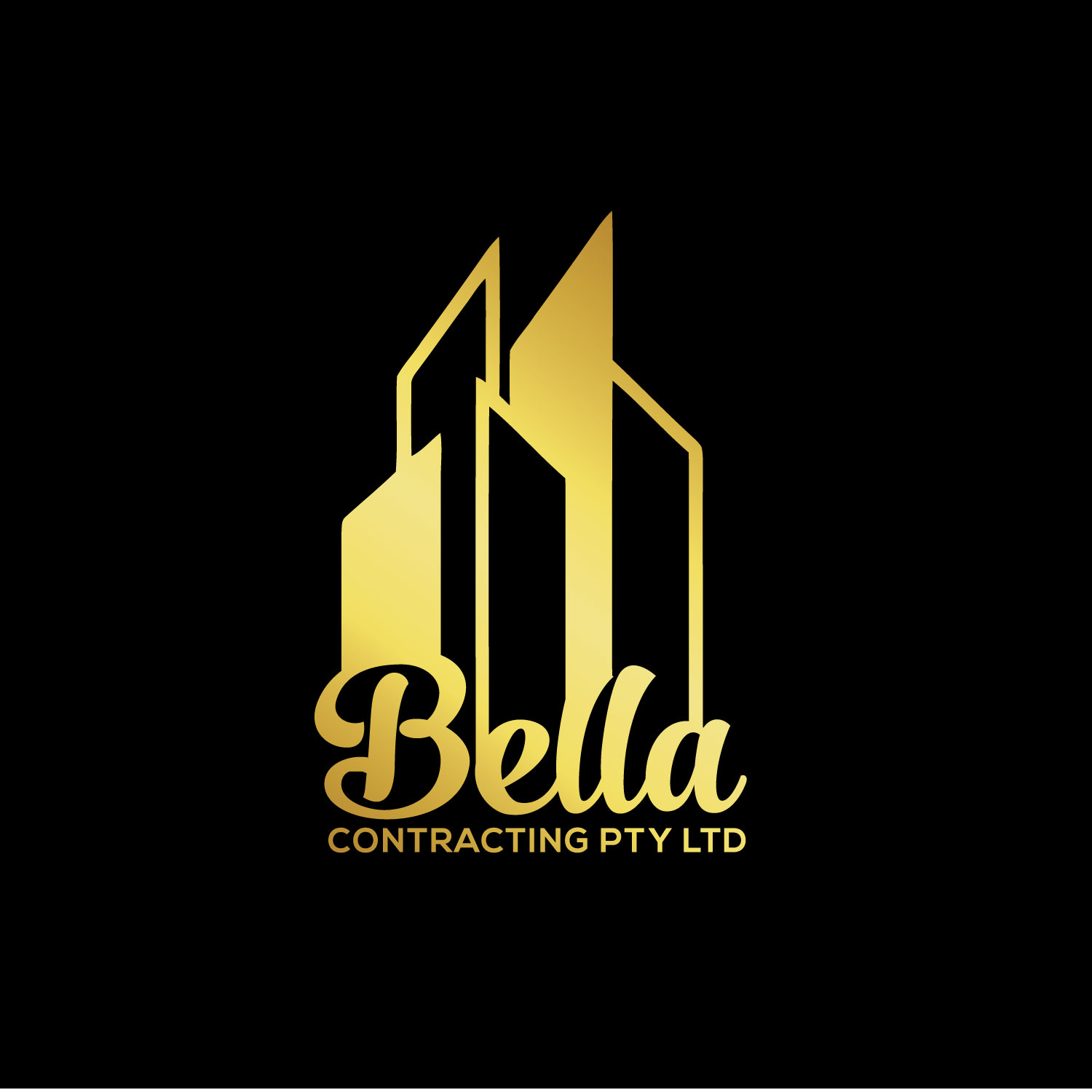 Logo Design by Jennifer Jane for Bella Contracting Pty Ltd  | Design #24927863