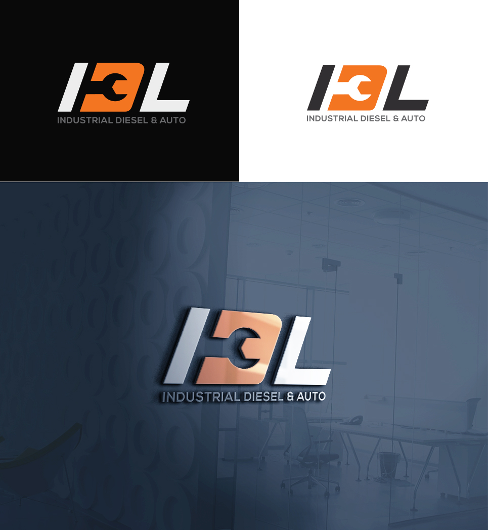 Logo Design by AL-BARAKAH for Industrial Diesel & Auto | Design #24905099