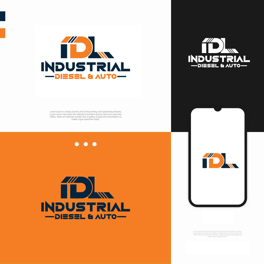 Logo Design by CreativeFlows 2 for Industrial Diesel & Auto | Design #24907529