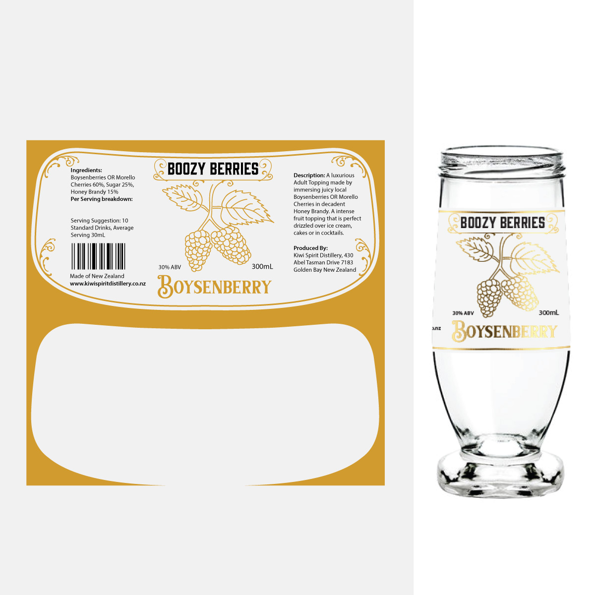 Label Design by Sergio Coelho for The Wild Bee Company  | Design #24954365