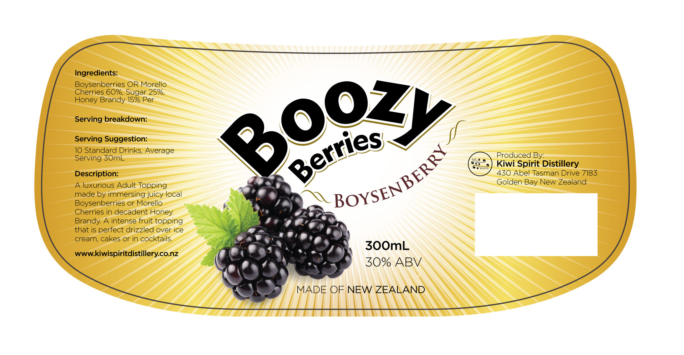 Etikett-Design von ACS für The Wild Bee Company  | Design #24910221