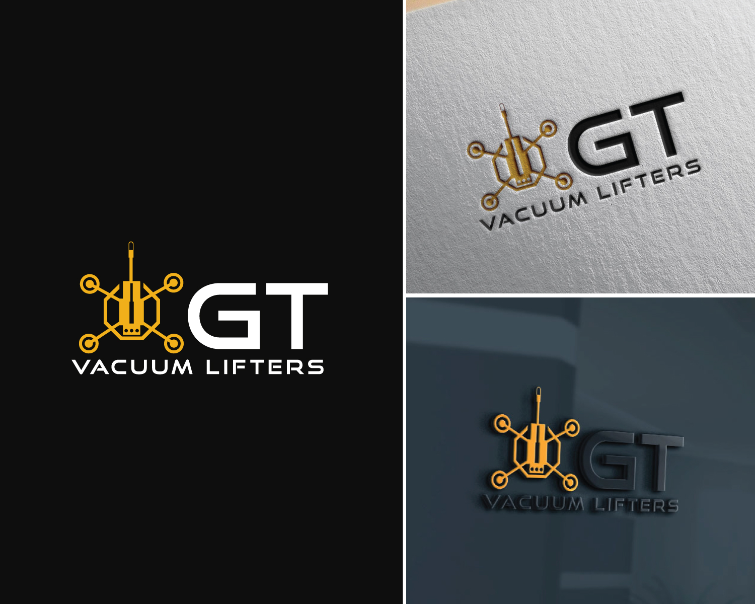 Logo Design by Atec for GT VACUUM LIFTERS PTY LTD | Design #24911284