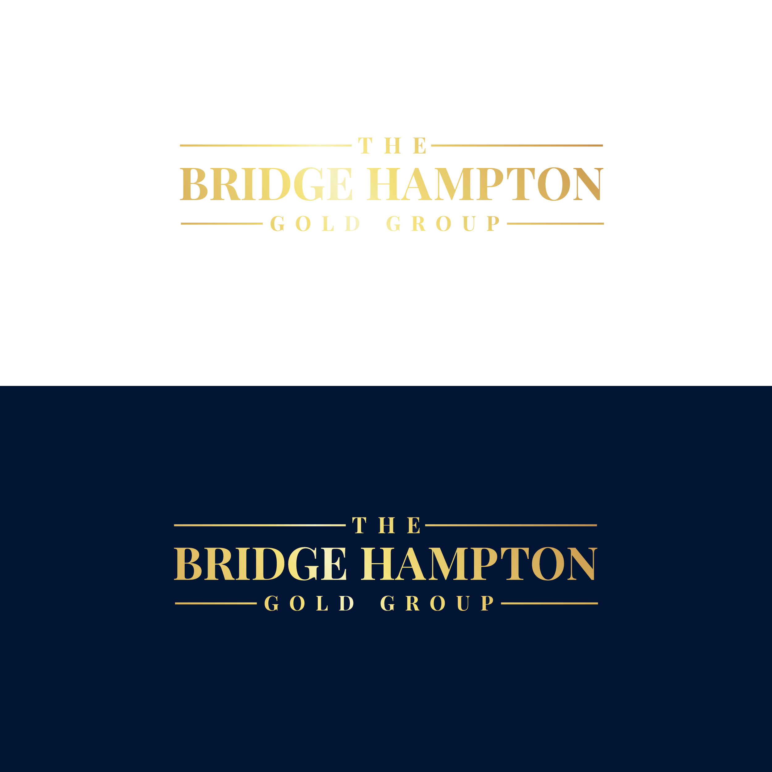 Logo Design by ArtisticQuest for The Bridge Hampton Gold Group | Design #24924141