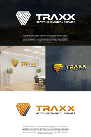 Traxx Heavy Mechanical Repairs  | Logo Design by laba tiada henti